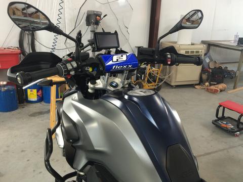 Flexx Handlebars installed on a BMW 1200 GS LC